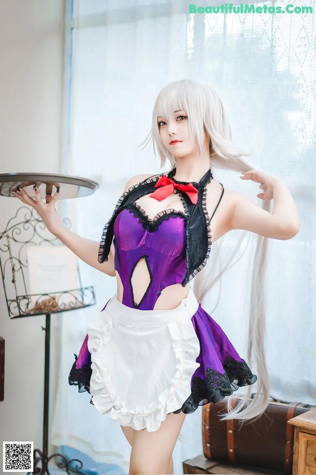 Coser @ 蜜汁 猫 裘 Vol.046: 贞德 女仆 (40 photos) No.fc32a4