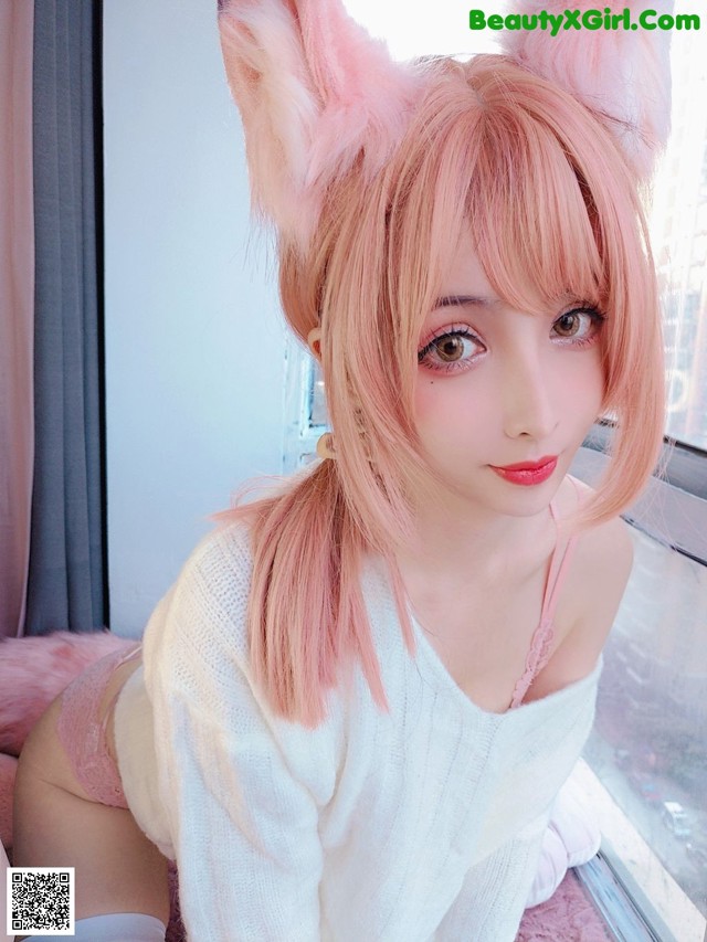 Coser@rioko凉凉子 Vol.050: 家中的人妻狐 (20 photos ) No.dd196b