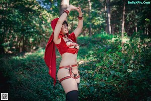 Mimmi 밈미, [DJAWA] Naughty Red Hiring Hood Set.01